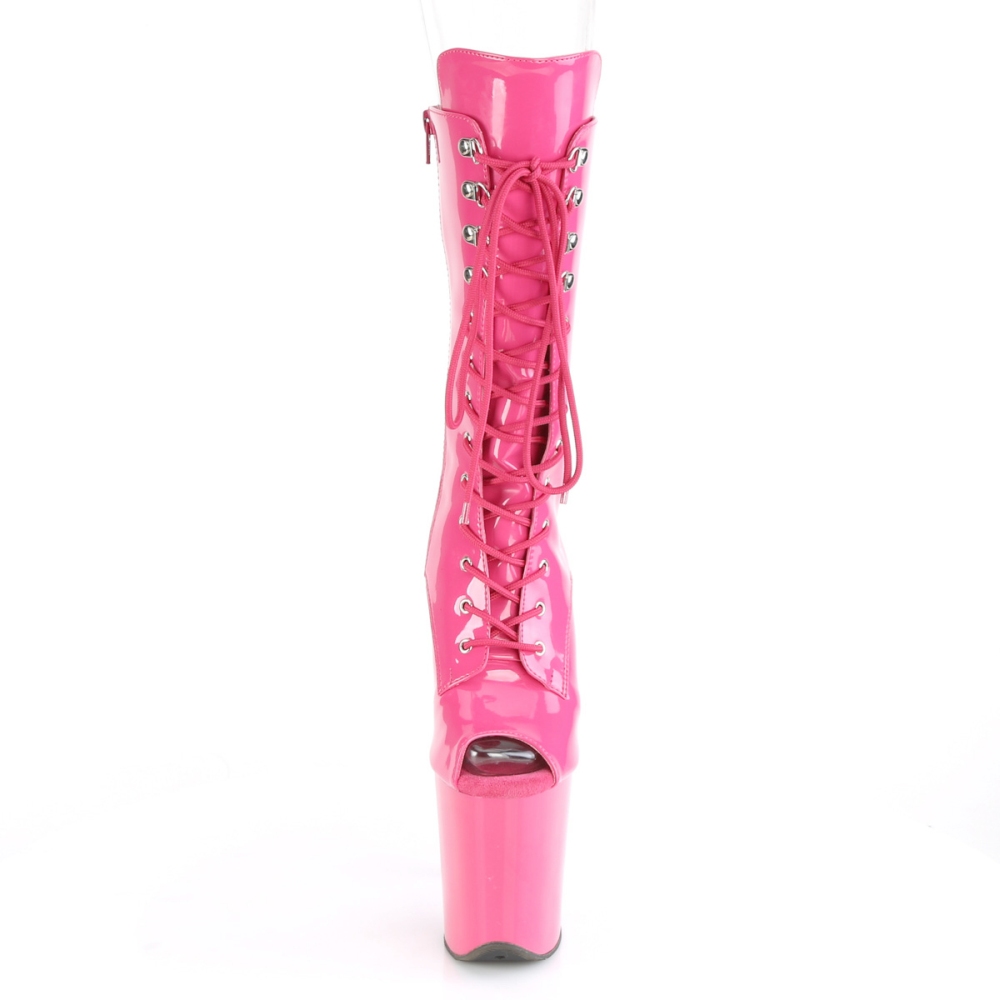 Pleaser - FLAMINGO1051 Plateau Laarzen - Paaldans schoenen - Roze